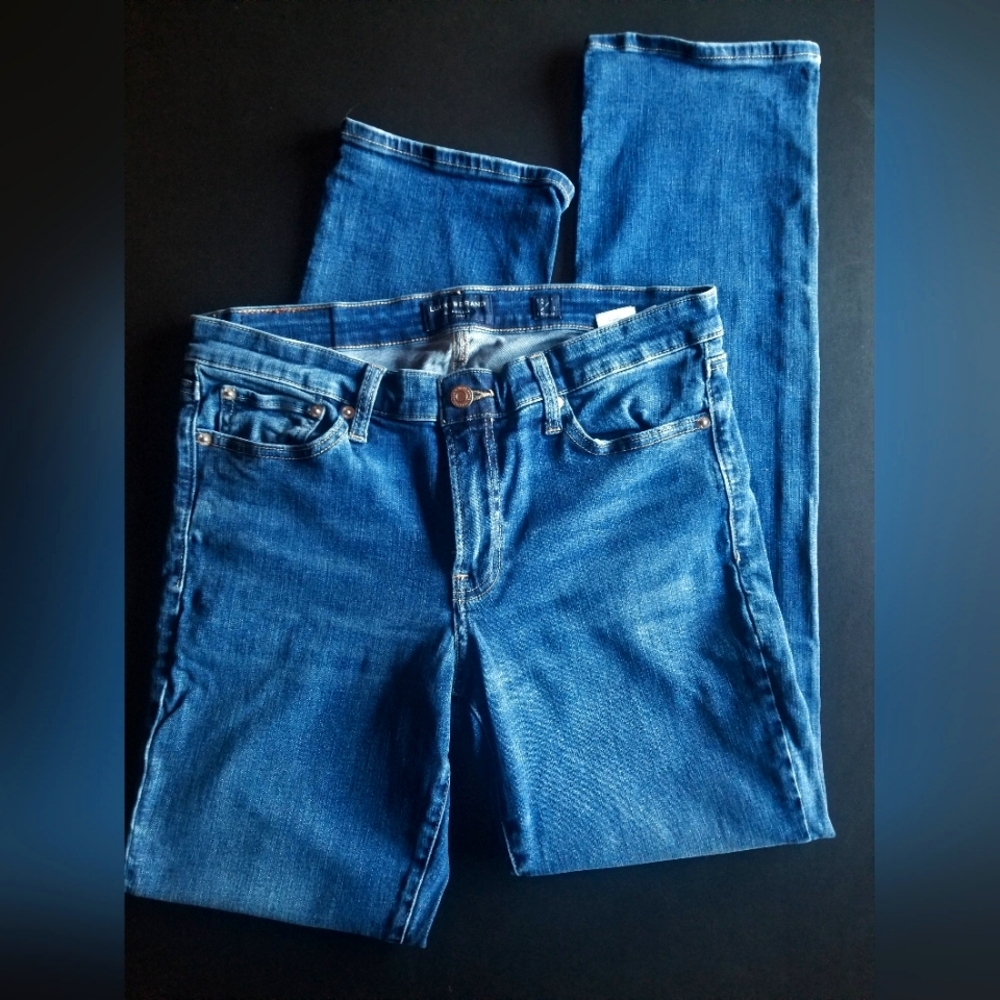 Lucky Brand Los Angeles Mid-rise Sweet Straight Jeans - Ladies Size 12/31R